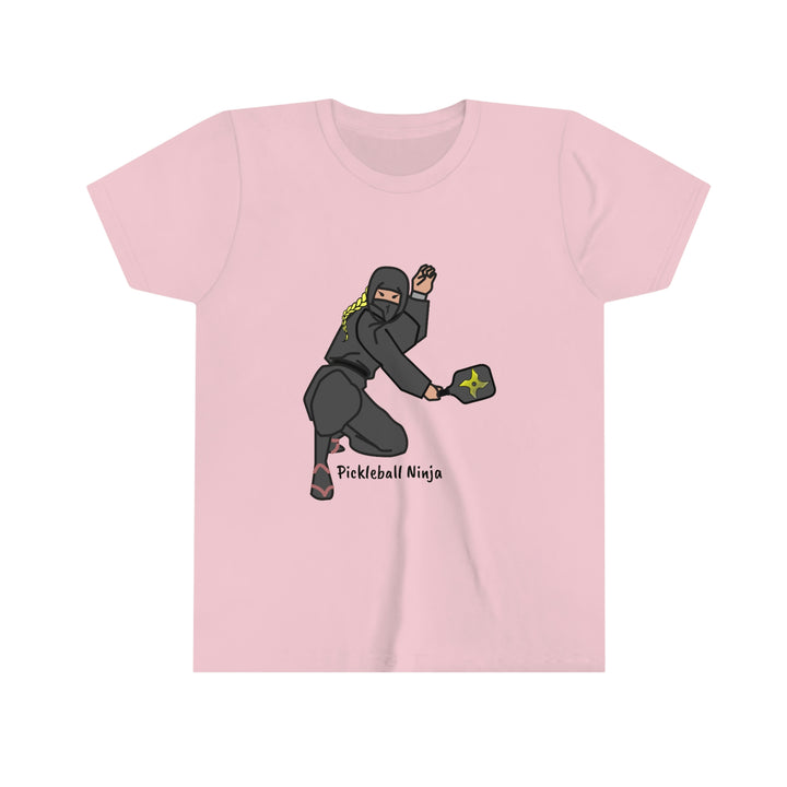 Pickleball Ninja-Female Youth T-Shirt - Great Pickleball Stuff