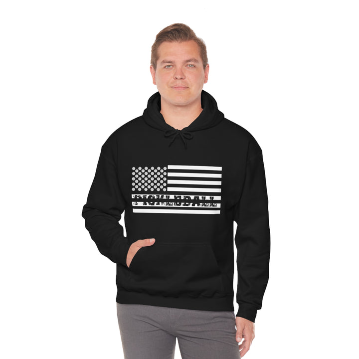 Pickleball Flag Transparent Unisex Hoodie - Great Pickleball Stuff