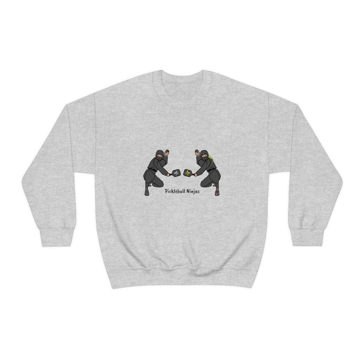 Pickleball Ninjas-Mixed Doubles Unisex Crewneck Sweatshirt - Great Pickleball Stuff