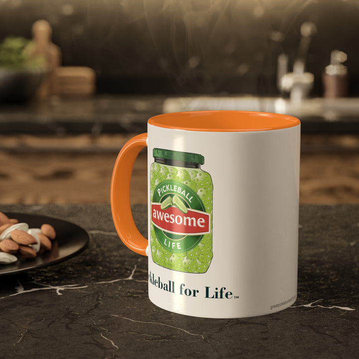 Awesome Pickles Coffee Mug-Great Pickleball Stuff