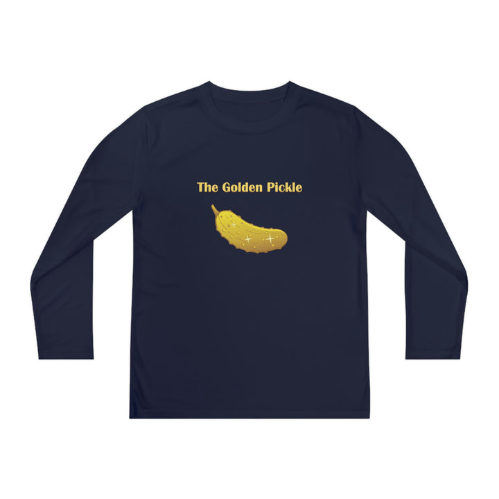 The Golden Pickle Youth Long Sleeve Moisture-Wicking T-Shirt - Great Pickleball Stuff