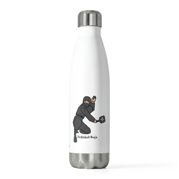 Pickleball Ninja-Male Insulated Water Bottle - Great Pickleball Stuff