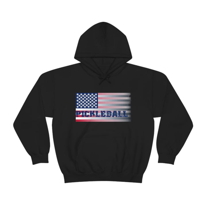 Pickleball Flag (Faded) Unisex Hoodie - Great Pickleball Stuff