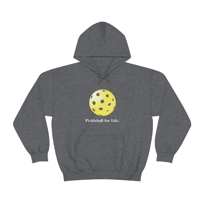 Pickleball for Life-Yellow Unisex Hoodie - Great Pickleball Stuff