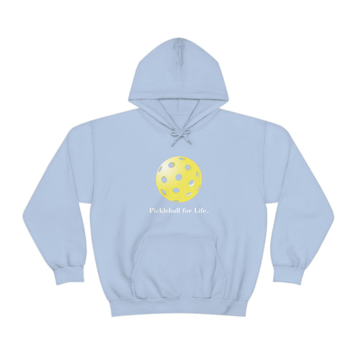 Pickleball for Life-Yellow Unisex Hoodie - Great Pickleball Stuff