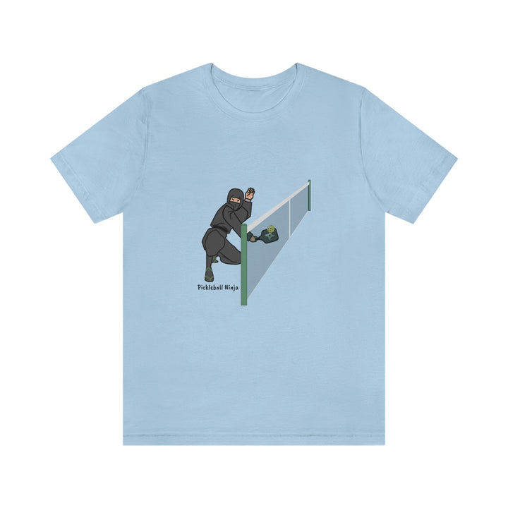 Pickleball Ninja Dinking-Male Unisex T-Shirt - Great Pickleball Stuff