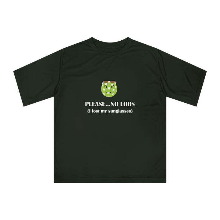 Please No Lobs-I Lost My Sunglasses Unisex Moisture-Wicking T-Shirt - Great Pickleball Stuff