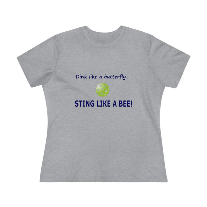 Dink Like a Butterfly, Sting Like a Bee Women's Relaxed-Fit T-shirt - Great Pickleball Stuff