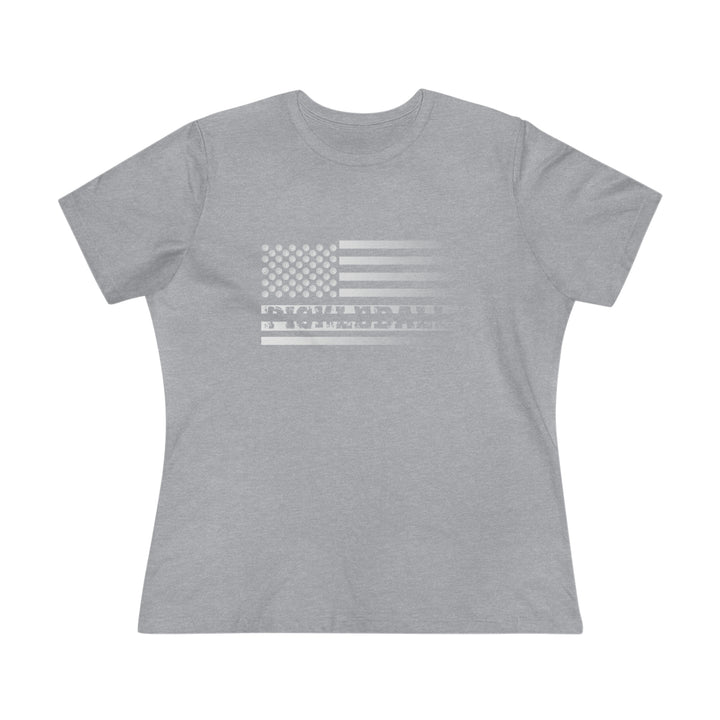 Pickleball Flag Transparent (Faded) Women's Relaxed-Fit T-shirt - Great Pickleball Stuff