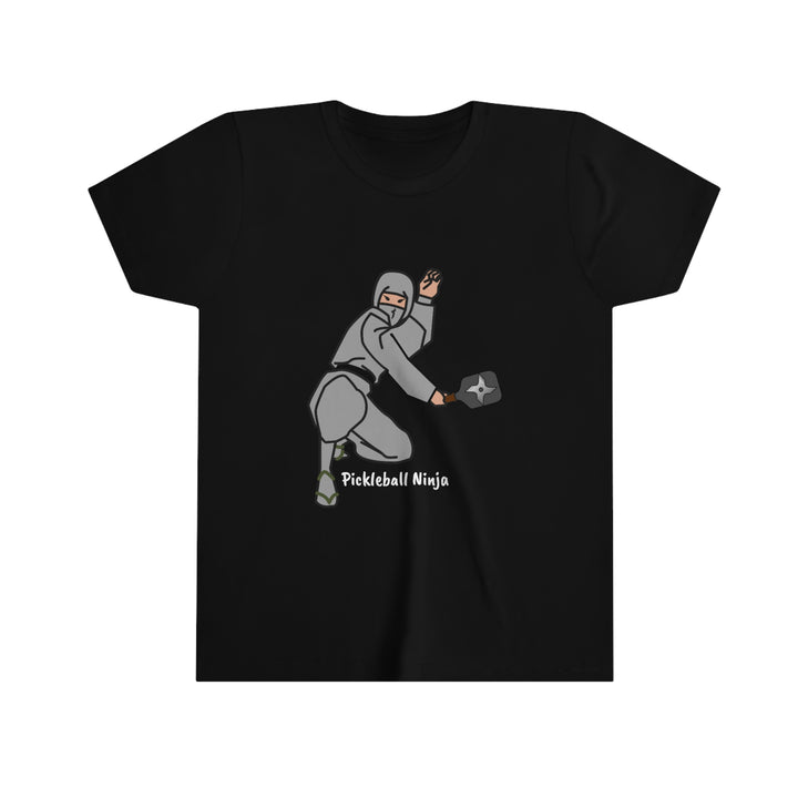 Pickleball Ninja-Male Youth T-Shirt - Great Pickleball Stuff