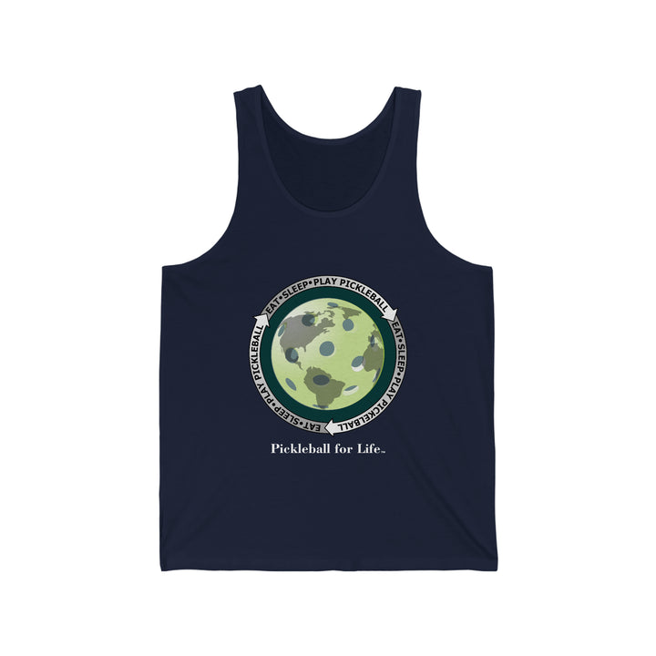 Eat Sleep Play Pickleball Unisex Cotton Tank - Great Pickleball Stuff