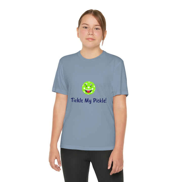 Tickle My Pickle Youth Moisture-Wicking T-Shirt - Great Pickleball Stuff