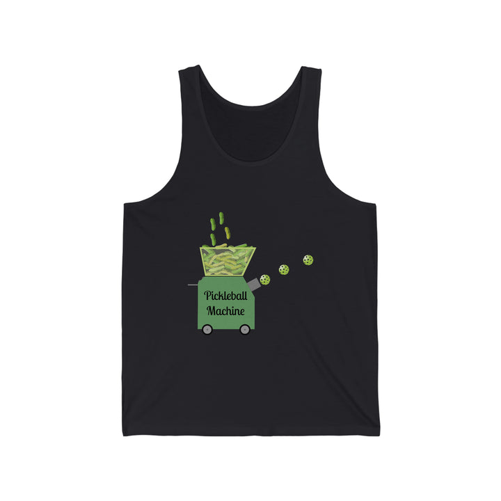 The Pickleball Machine Unisex Cotton Tank - Great Pickleball Stuff