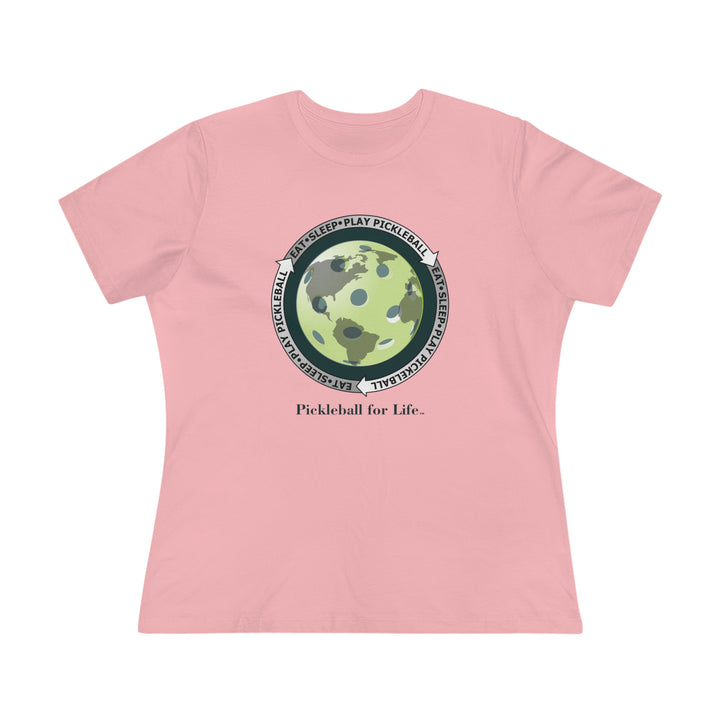 Eat Sleep Play Pickleball Women's Relaxed-Fit T-shirt - Great Pickleball Stuff