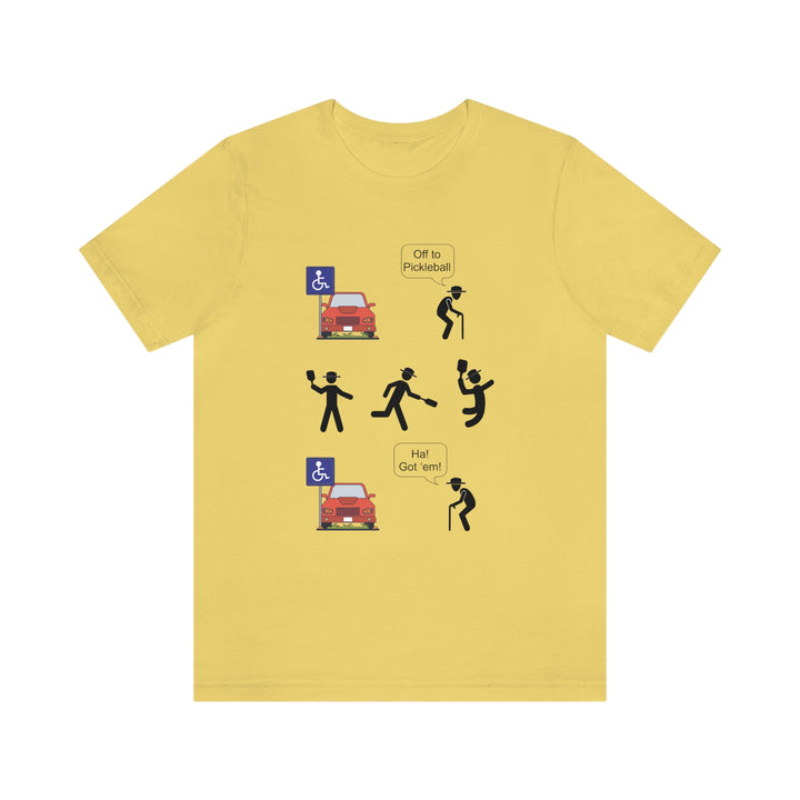 Got'em! (Old Man) Unisex T-Shirt - Great Pickleball Stuff