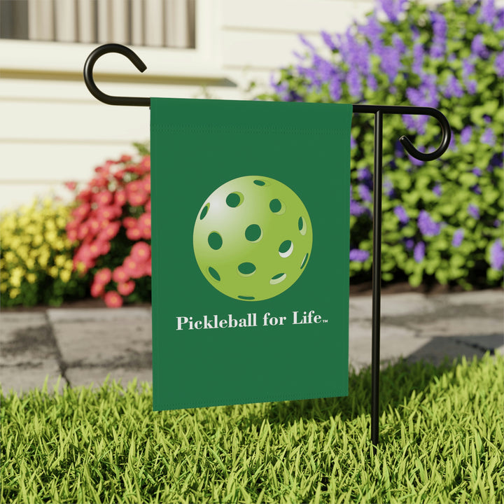 Pickleball for Life-Green Garden & House Banner-Great Pickleball Stuff