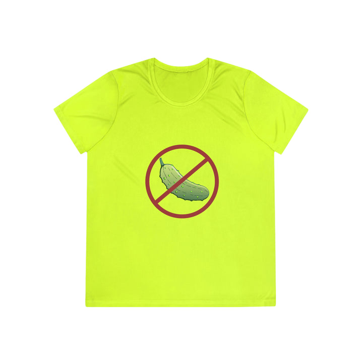 No Pickle! Women's Moisture-Wicking T-Shirt - Great Pickleball Stuff