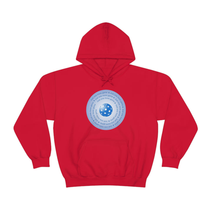 Just One More Game-Blue Unisex Hoodie - Great Pickleball Stuff