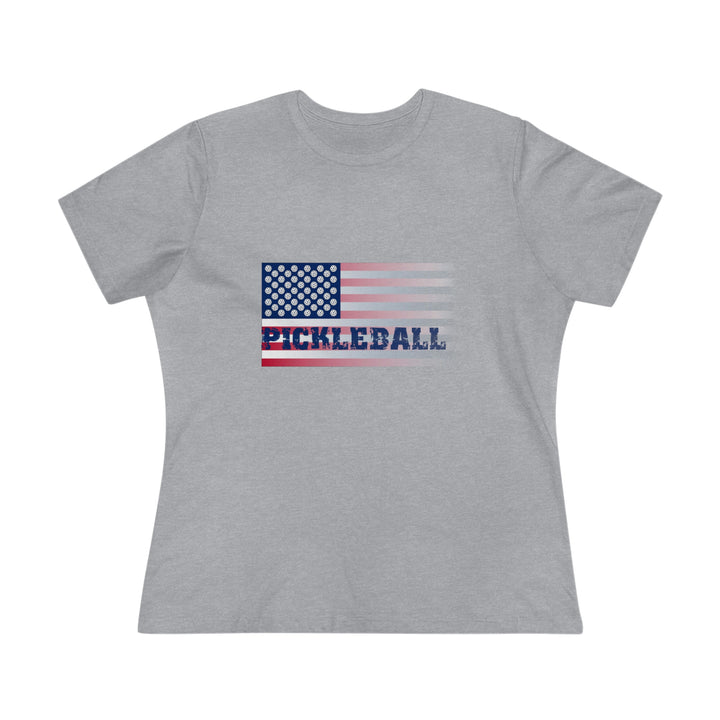 Pickleball Flag (Faded) Women's Relaxed-Fit T-shirt - Great Pickleball Stuff