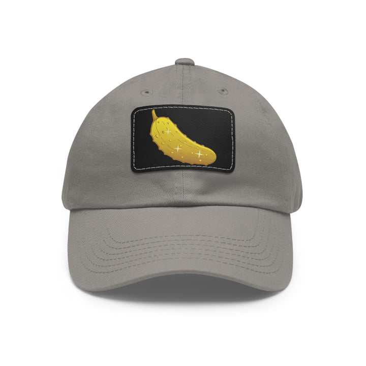 The Golden Pickle Pickleball Cap with Leather Patch - Great Pickleball Stuff