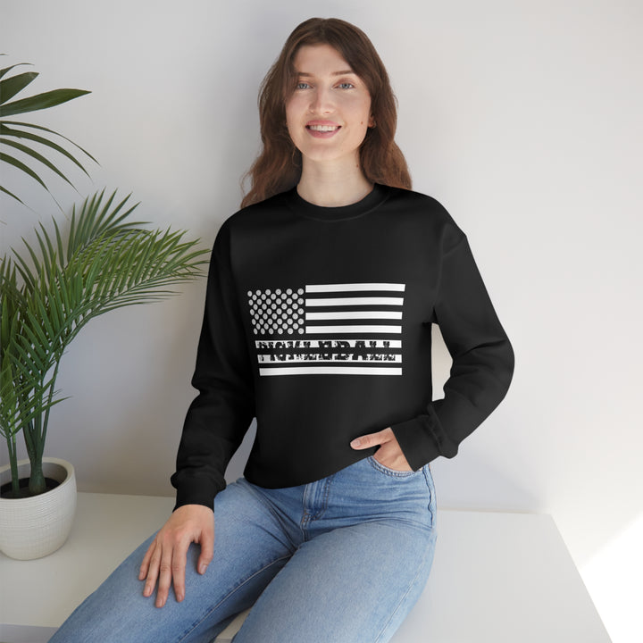 Pickleball Flag Transparent Unisex Crewneck Sweatshirt - Great Pickleball Stuff