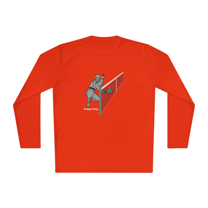 Pickleball Ninja Dinking-Male Unisex Moisture-Wicking Long Sleeve Tee - Great Pickleball Stuff