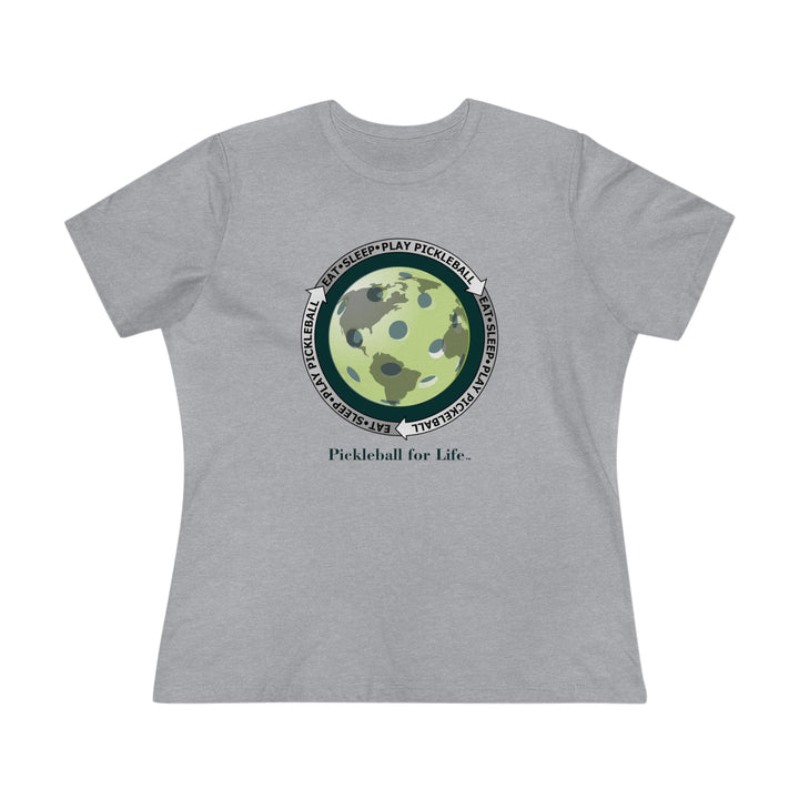 Eat Sleep Play Pickleball Women's Relaxed-Fit T-shirt - Great Pickleball Stuff