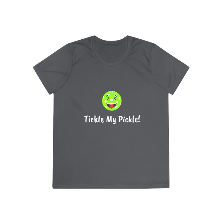 Tickle My Pickle Women's Moisture-Wicking T-Shirt - Great Pickleball Stuff