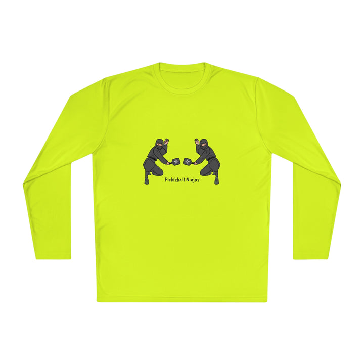 Pickleball Ninjas-Men's Doubles Unisex Moisture-Wicking Long Sleeve Tee - Great Pickleball Stuff