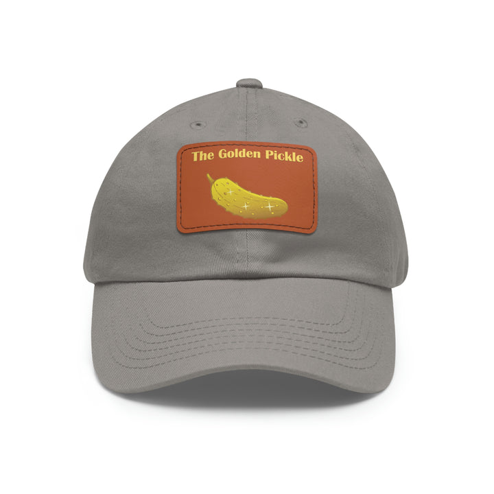 The Golden Pickle Pickleball Cap with Leather Patch - Great Pickleball Stuff