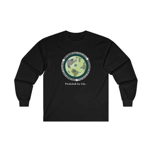 Eat Sleep Play Pickleball Ultra Cotton Long Sleeve Tee - Great Pickleball Stuff