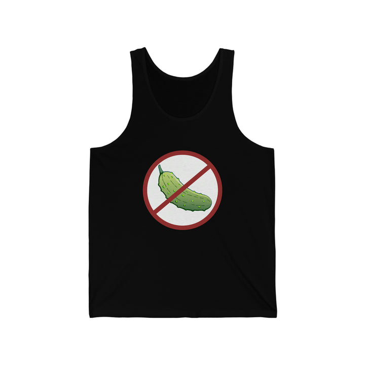 No Pickle! Unisex Cotton Tank - Great Pickleball Stuff