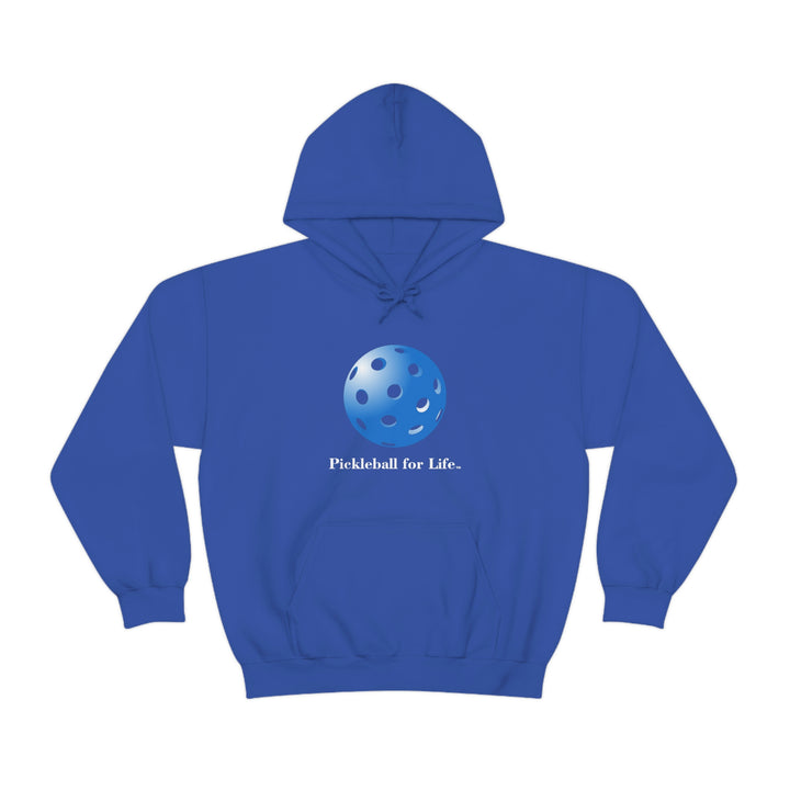 Pickleball for Life-Blue Unisex Hoodie - Great Pickleball Stuff