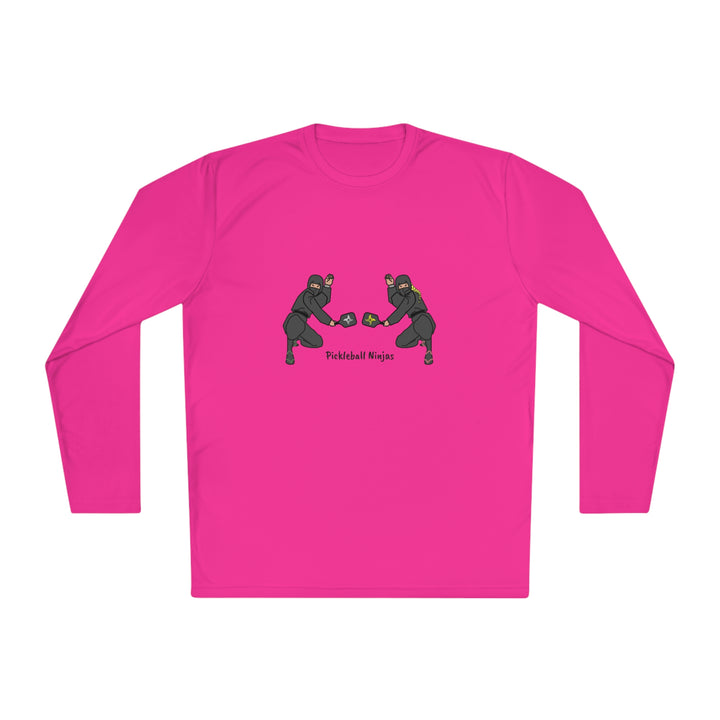 Pickleball Ninjas-Mixed Doubles Unisex Moisture-Wicking Long Sleeve Tee - Great Pickleball Stuff