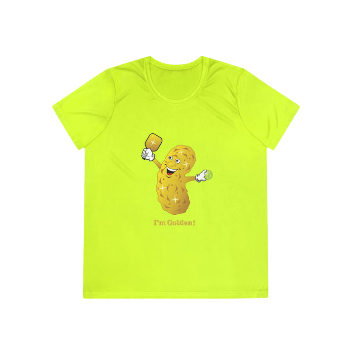 I'm Golden! Women's Moisture-Wicking T-Shirt - Great Pickleball Stuff