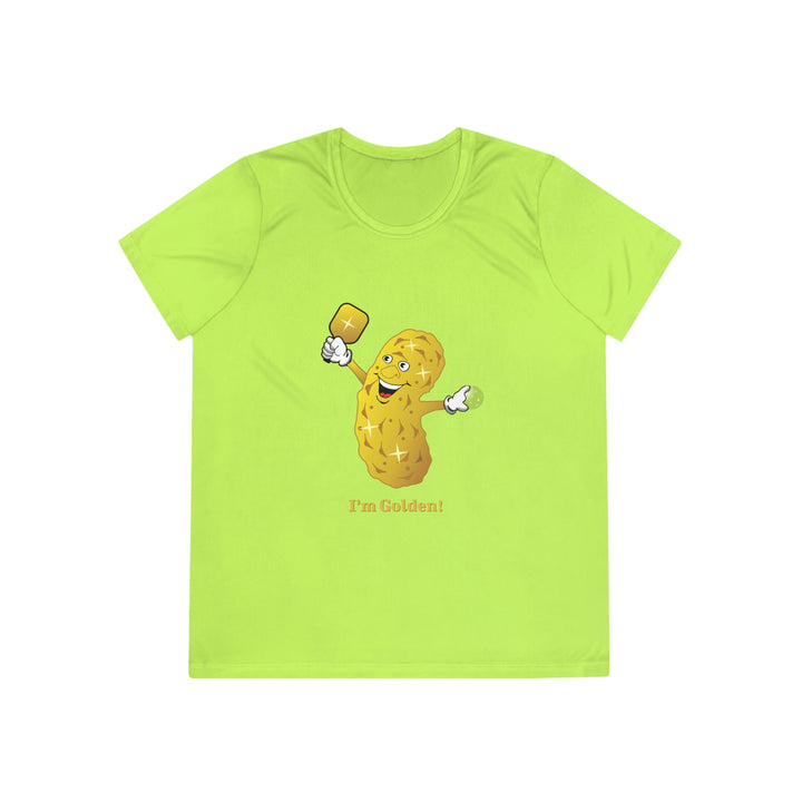 I'm Golden! Women's Moisture-Wicking T-Shirt - Great Pickleball Stuff