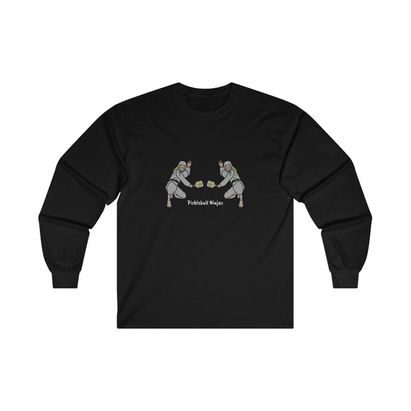 Pickleball Ninjas-Women's Doubles Ultra Cotton Long Sleeve Tee - Great Pickleball Stuff