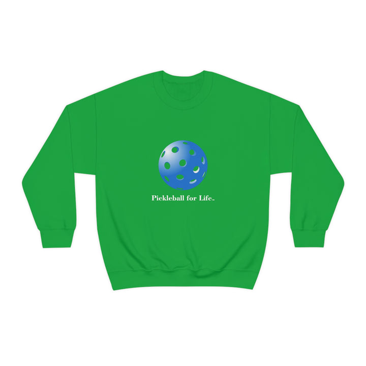 Pickleball for Life-Blue Unisex Crewneck Sweatshirt - Great Pickleball Stuff