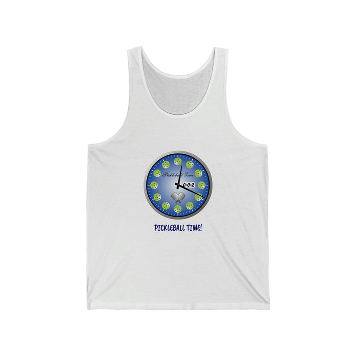 Pickleball Time Unisex Cotton Tank - Great Pickleball Stuff