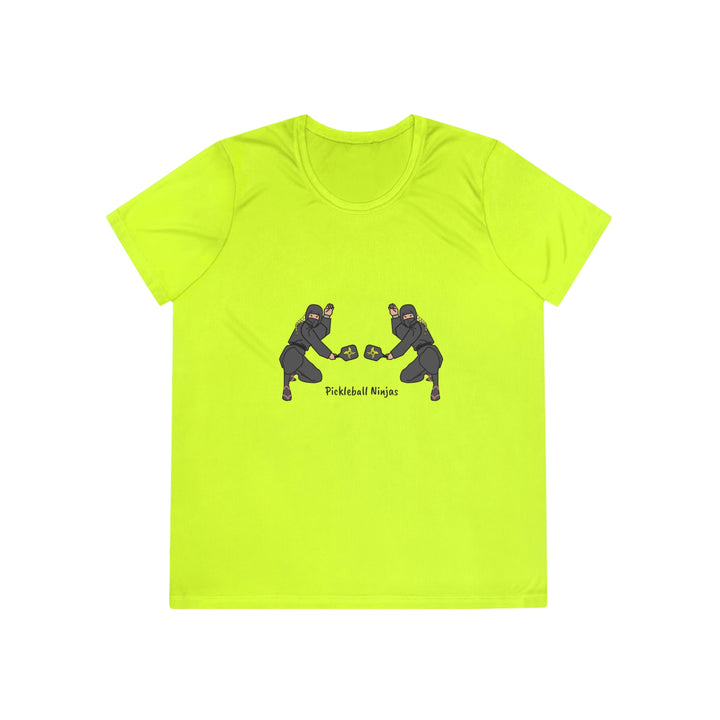 Pickleball Ninjas-Women's Doubles Women's Moisture-Wicking T-Shirt - Great Pickleball Stuff